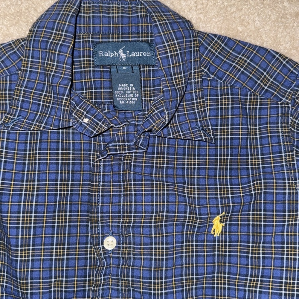 ‼️Boys Polo by Ralph Lauren Long Sleeve Button Up Shirt‼️ - Picture 2 of 2